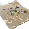 White Moisture-Proof Mat 90*90cm/90*150cm/90*180cm Outdoor Camping Blanket Picnic Cloth