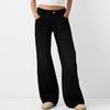 Women's Jeans Solid Color Casual and Versatile Loose Wide-leg Jeans Clothes Sale
