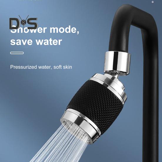 360-Grad-Schwenkhahnverlängerung mit einstellbaren Wasserflussmodi Spritzwassergeschützter Küchenhahnbelüfter