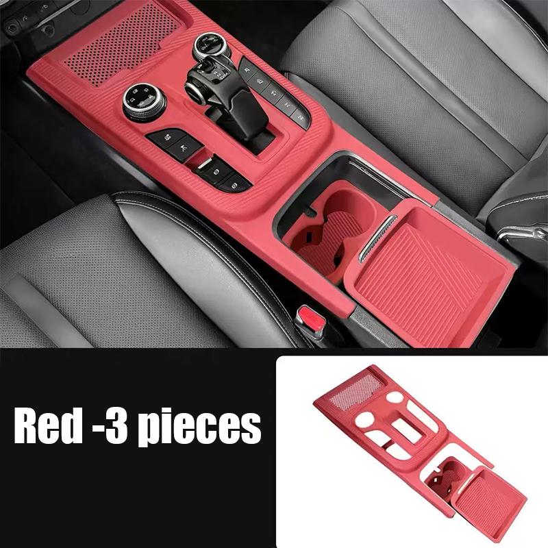 For Great Wall GWM WEY Tank 300 2024 2025 Silicone Protective Pad for Car Central Control Gear Shift Panel