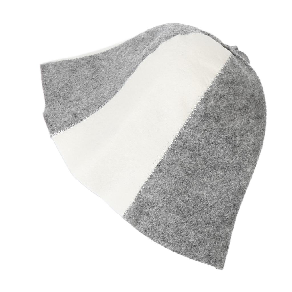 Sauna Hat Water Absorption Breathable Head Protection Felt Sauna Cap Bath Hair Hat for Men Women