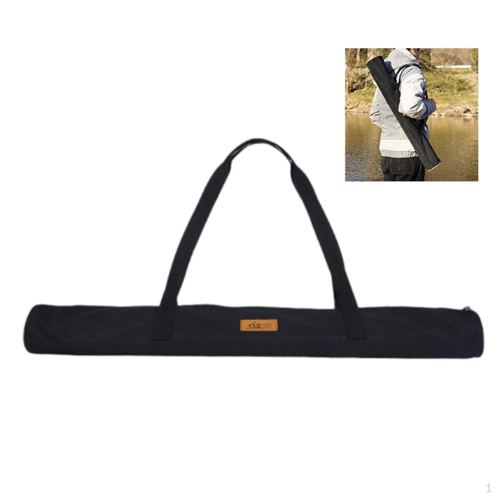 

Сумка для хранения тента, органайзер для кемпинга, сумка для подарков для мужчин, износостойкая переноска для удочек Black