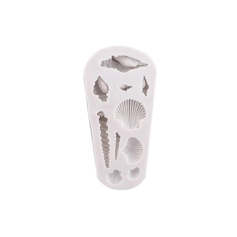 Cake Tool Seahorse Mould Silicone Mold Cake Fondant Decorating Shell Conch Starfish Chocolate Moulds DIY Kitchen Baking Bakeware