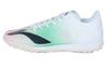 Synthetic Leather Turf Low Top Soccer Shoes Orange Green White Kids' ASTR020-2