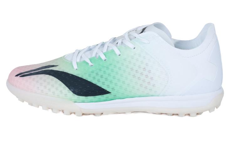 Li Ning Synthetic Leather Turf Low top Soccer Shoes Orange Green White Kids  ASTR020-2 34