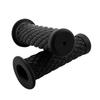 Vitalux Motorcycle Handlebar Diamond Left and Right Retro Universal Replacement Grips, 22.2mm Pattern, Set, Non-Slip, Corrosion-Resistant,