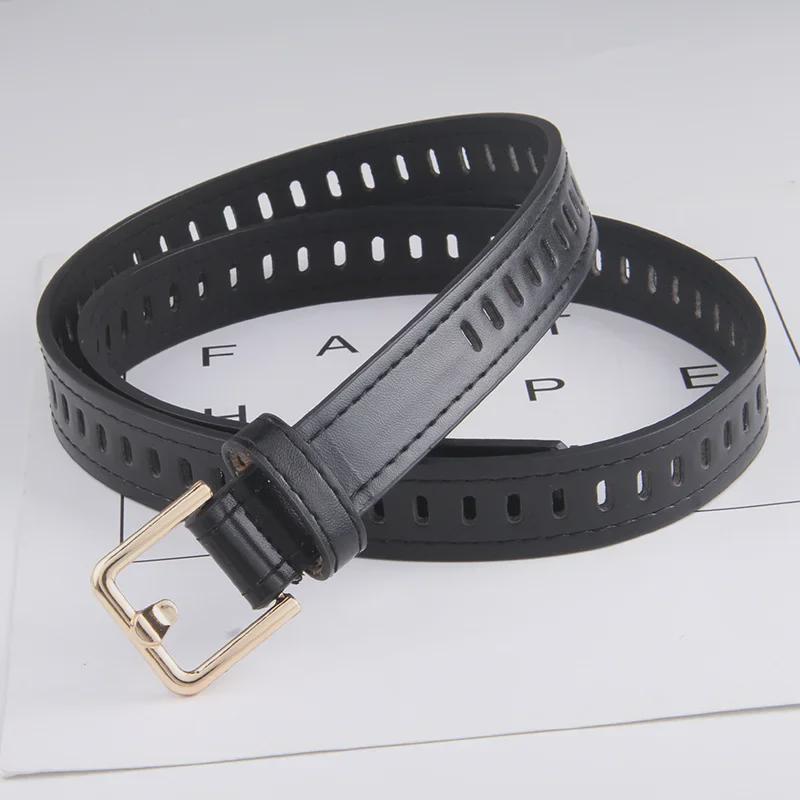 Trendy Hollow Leather Belt for Women - Stylish, Fashionable, and Perfect for Jeans