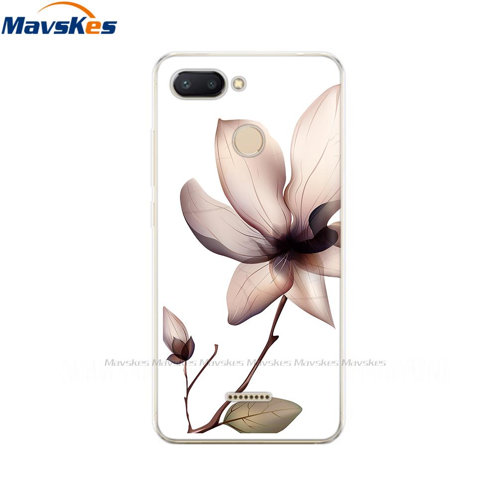 Silicone Cover for Xiaomi Redmi 6 Case Full Protection Soft Tpu Back Cover Phone Case for Xiaomi Redmi 6 Redmi6 Bumper Coque Bag Xiaomi Redmi 6