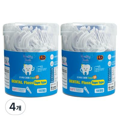 Daden NEW Dental Floss Tape Y Floss, 100 Pieces, 4 Pieces