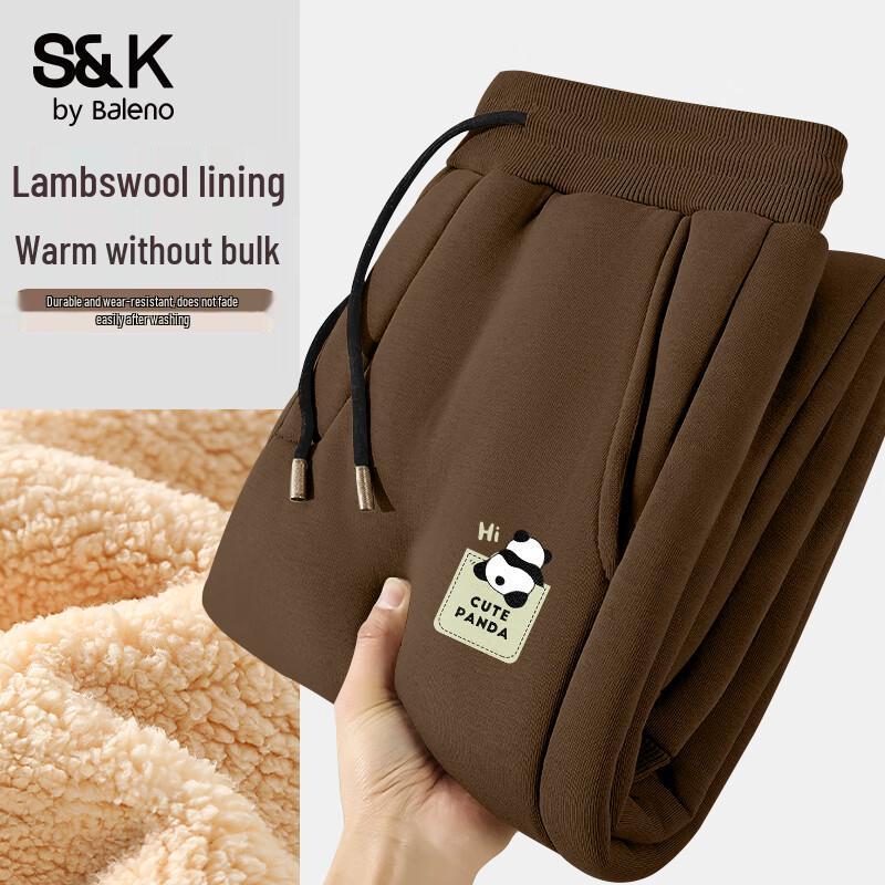 Baleno Men's S&K Series Fleece Lined Panda Print Joggers