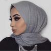 Wrinkle Pleated Plain Hijab 10 Colors Ripple Hijab Women Scarves Veil Crinkle Hijab Scarf