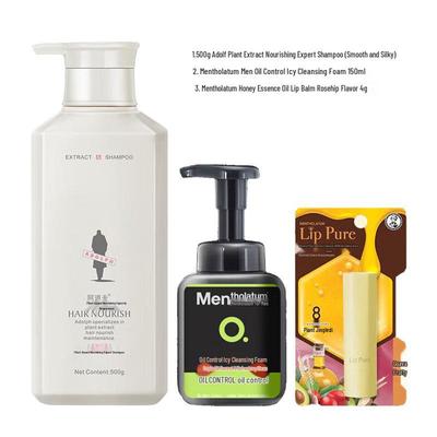 ADOLPH Rosehip Silky Shampoo & Men's Grooming Combo