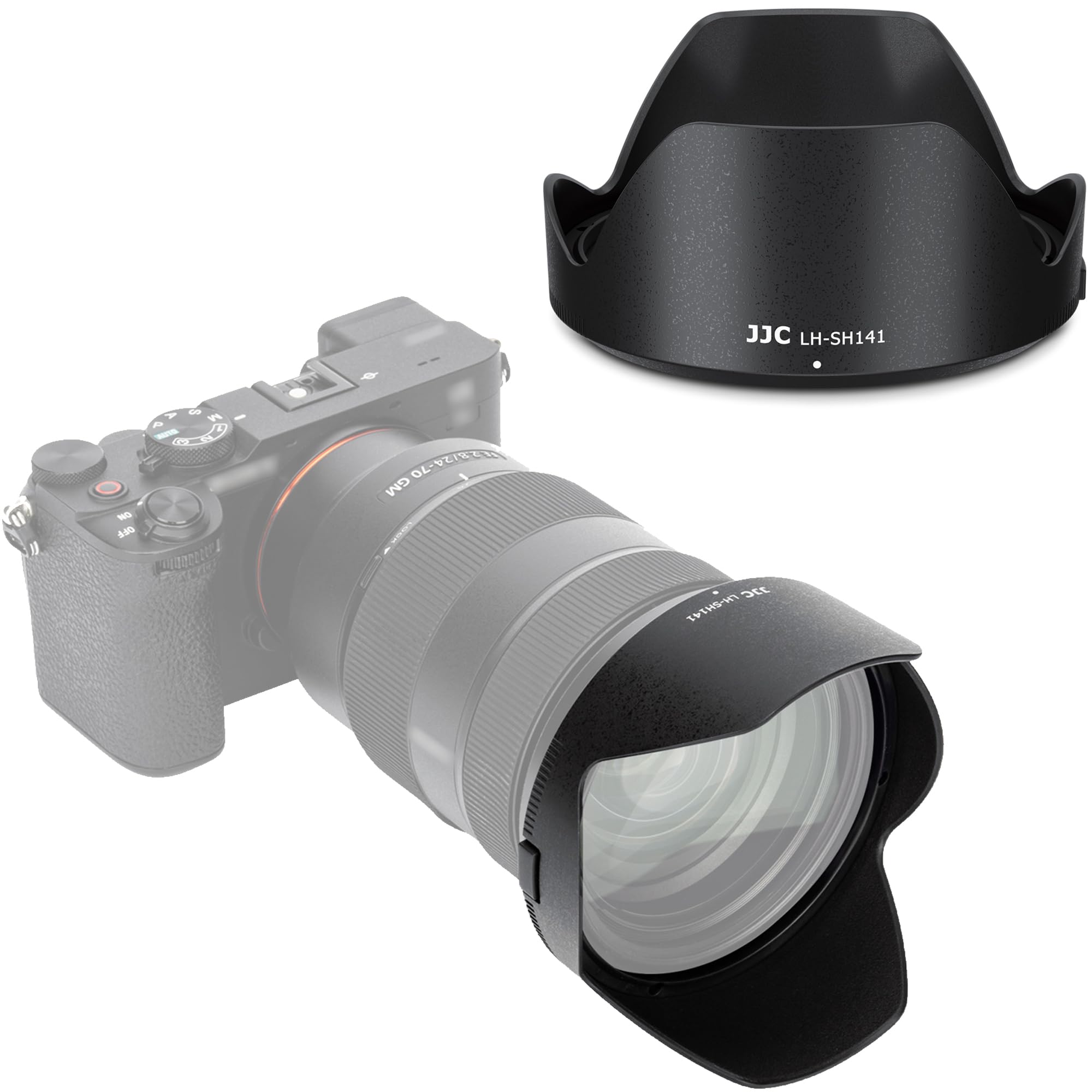 

JJC Sony Compatible Lens Hood for Sony FE GM Lens SEL2470GM Lens Hood Reversible Lens Protection No effect on installation of filter and lens cap