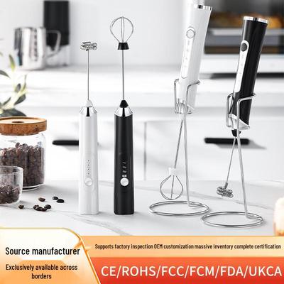 Handheld Multifunctional Electric Milk Frother & Egg Beater - 304 Stainless Steel Cream Whipping Machine