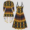 3D  Printed  Set Dress Coat , Single ColorTotem Fashion Print,suitable for Various Scene Fashion Styles