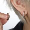 For Women And Men Pendant Earrings Jewelry Black And White Cross zirconia Accessories Gifts  Accessories