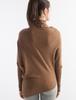 Korean Irregular Wool Patchwork Batwing Sleeve Sweater - Women's Autumn/Winter Loose Knitwear