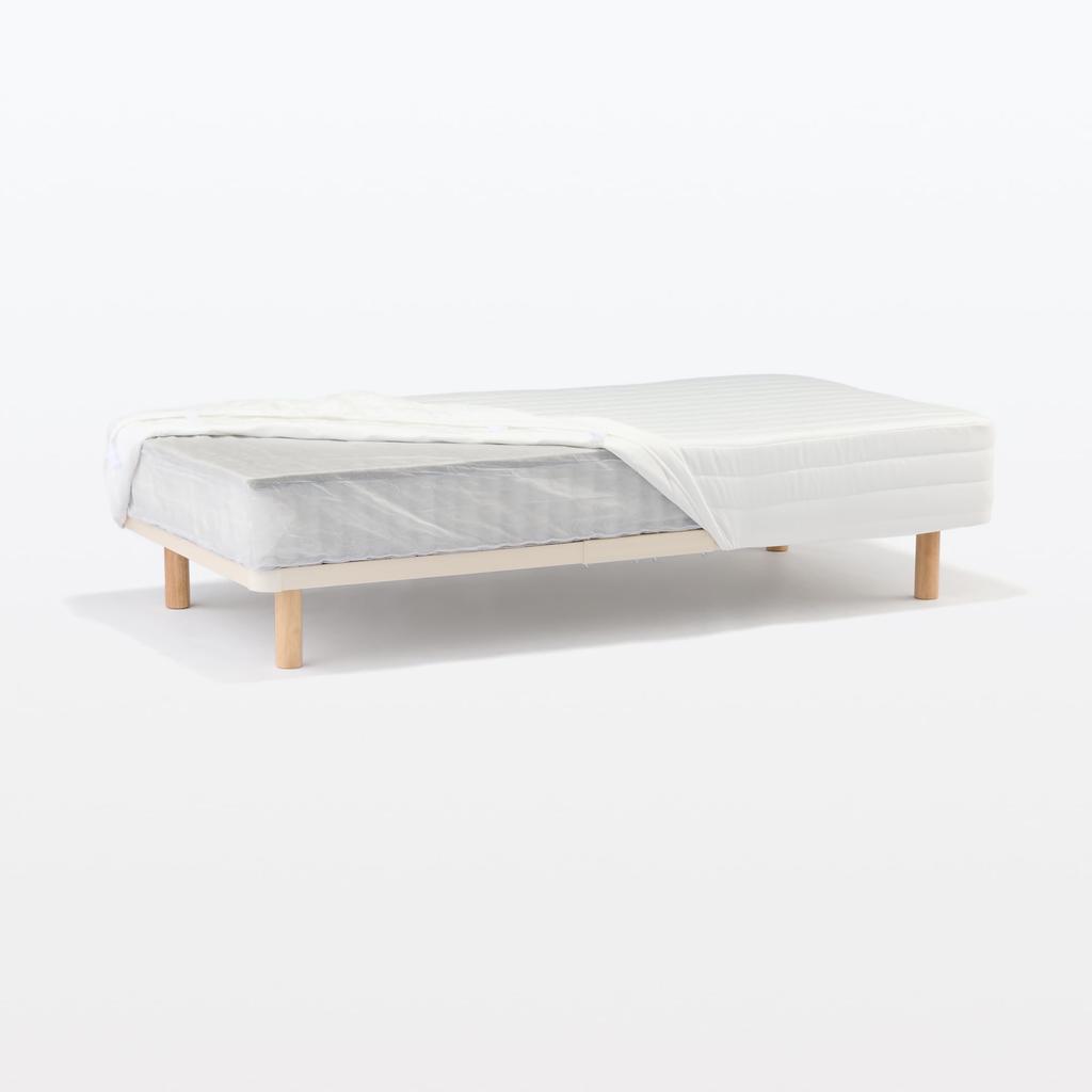 MUJI Mattress with Single Width 97 X Depth 195 X Height 25 Pocket Washable Assembly 12851660 Sold Legs, Size, Cm, Coil, Cover, Specifications, (Legs
