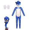 (Sonic, 190) Sonic Cosplay Kostüm Overall Party Kostüm Body für Kinder Erwachsene
