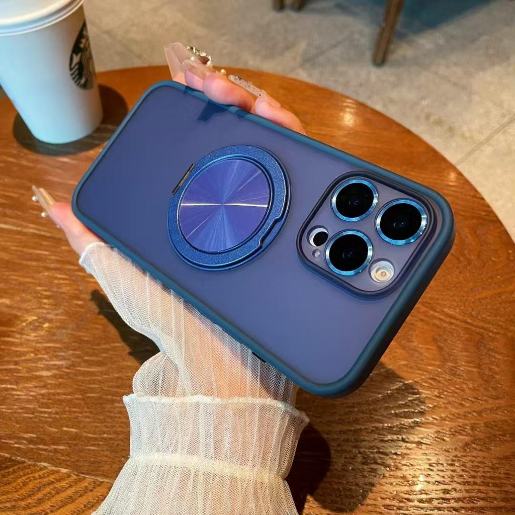 Advanced Sense Apple 16promax Magnetic Rotating Bracket IPhone 15/14 Lens Protective Film Full Package