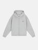 Meenderi [Unisex] Stitch Pocket Zip Up Hoodie - Gray