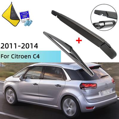 Fits For  Citroen C4 2008--2013 Rear Windscreen Wiper Blade Wiper Arm Windscreen Windshield Wipers Brushes Cleaning Accessories