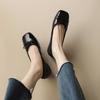 Retro Hong Kong stijl Mary Jane damesschoenen zomer nieuwe ballet ronde neus enkele schoenen dames platte oma schoenen