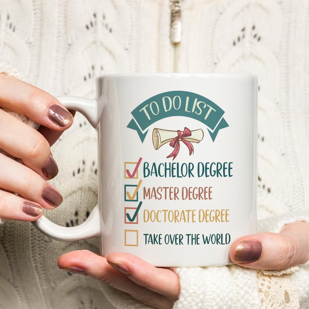 Phd Mug, Doctor Graduation Gifts, Doctorate Degree New Phd Tea Cup