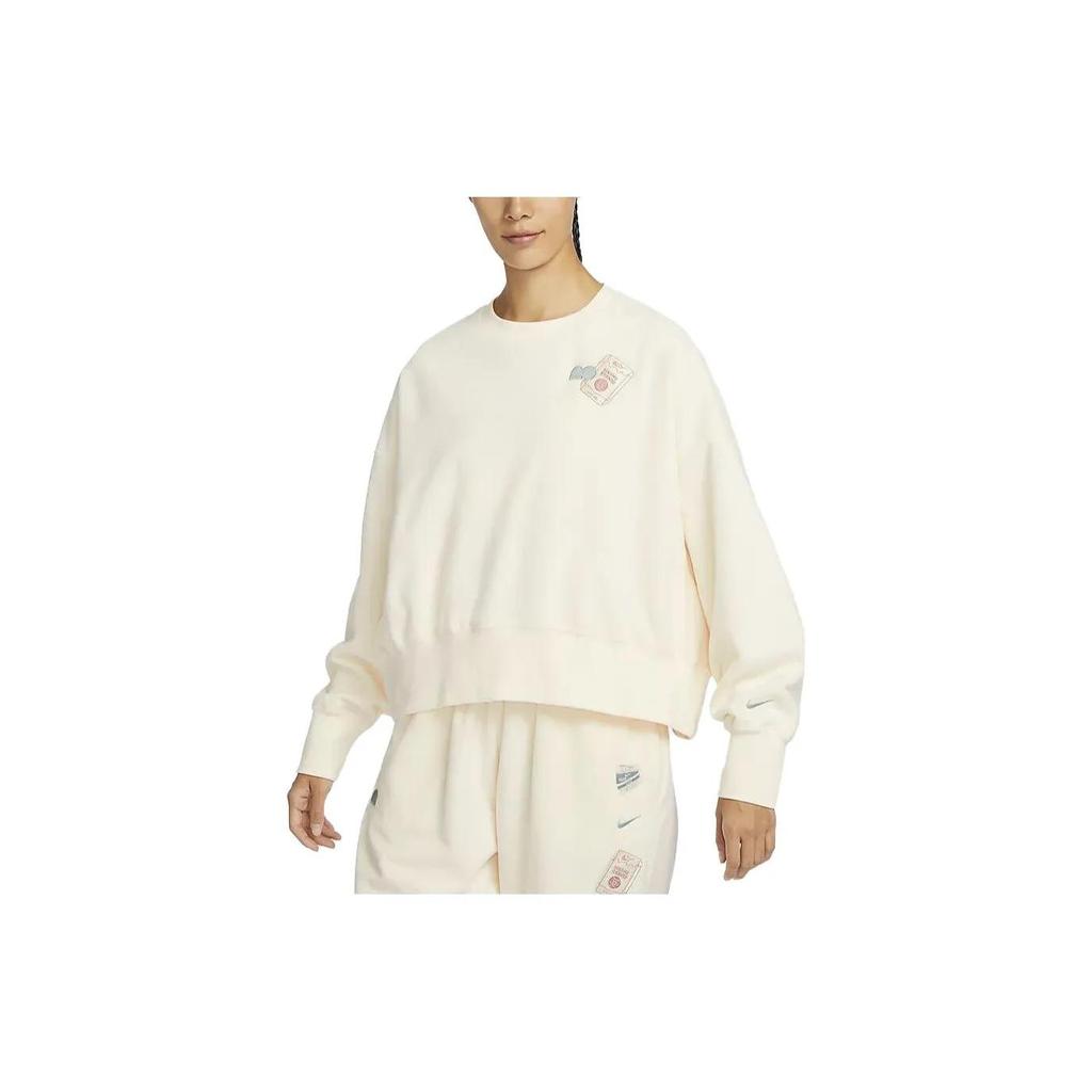 Nike Naomi Osaka Sweatshirt Women's Light Ivory White (Unisex) Sweatshirts FD5505 110