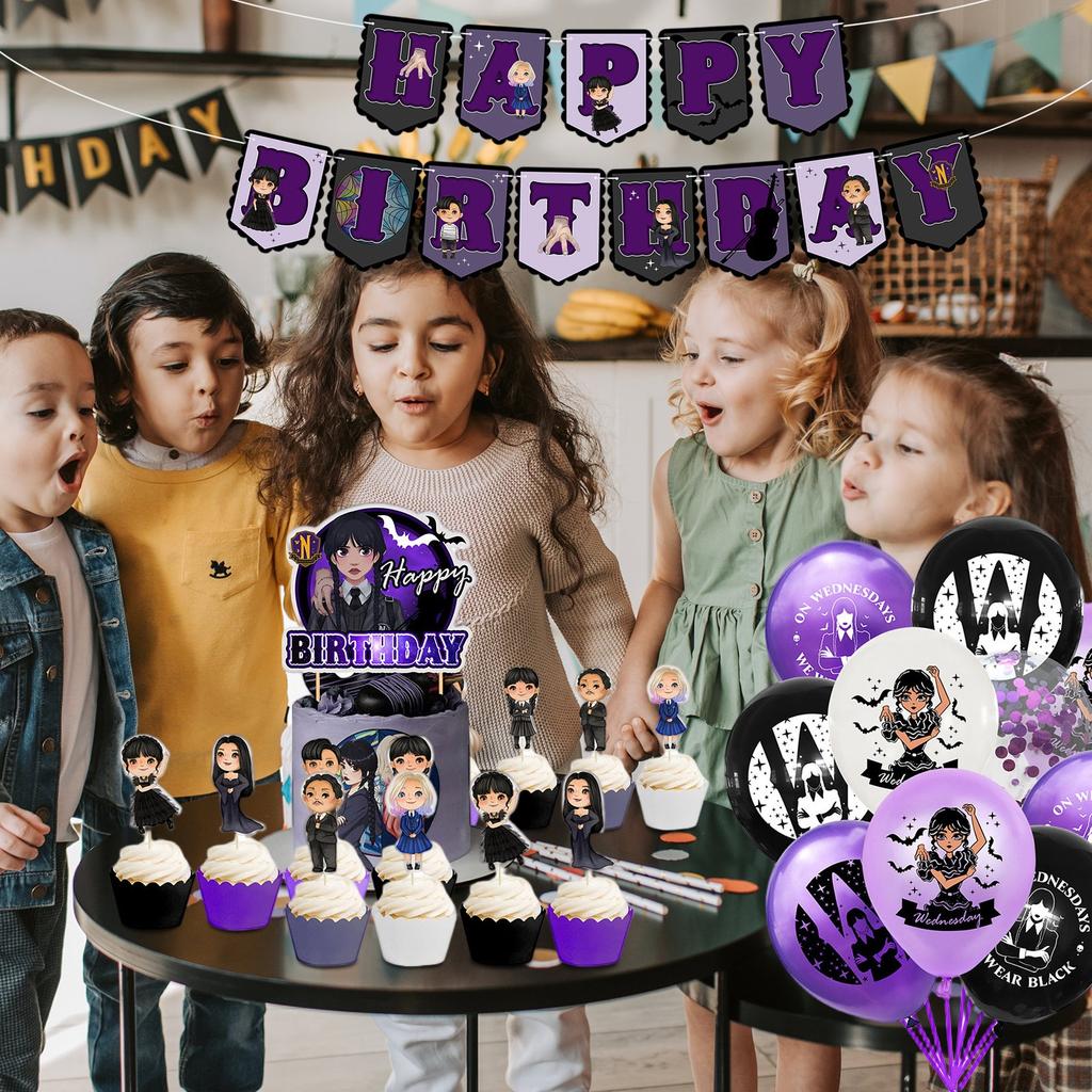 Thema Party Dekoration Kinder Geburtstag Flagge Ziehen Kuchen Plaque Aufkleber Set