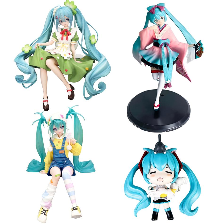 Little Devil Hatsune Miku Handled Little Raccoon Hatsune Miku Anime Dark Angel Animation Peripheral Desktop Cute Ornaments