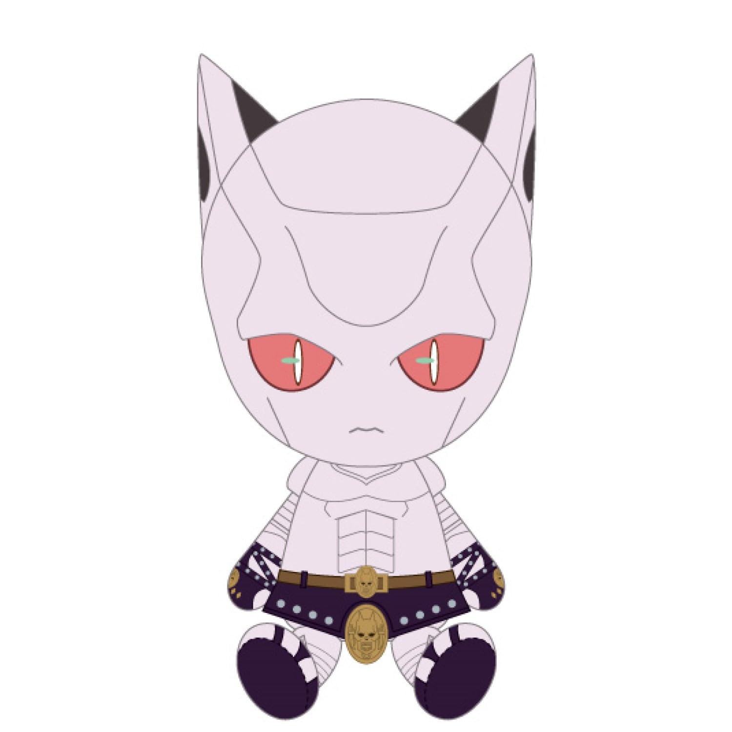 

Невероятное приключение Diamond is Unbreakable Killer Queen Чиби Плюшевая игрушка JoJo s