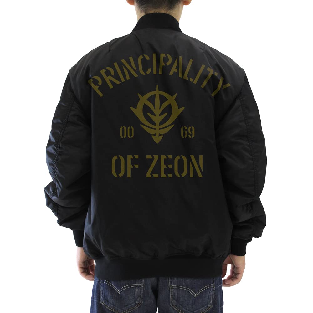 COSPA Mobile Suit Gundam Zeon Principality MA-1 Jacket Black XL
