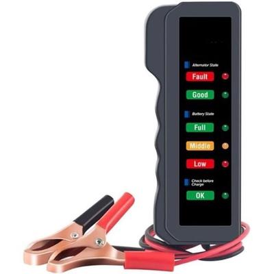 12V Battery Tester - Universal - Digital - Diagnostic Tool - Alternator - Car/Motorcycle