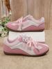 Women's 2025 Spring/Autumn Retro Flat Retro Leopard Print Breathable Casual Shoes with Two-Tone Shoelaces