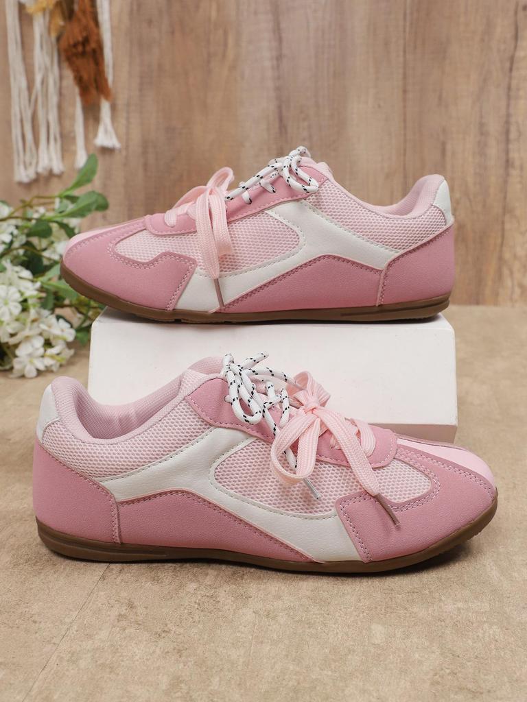 Women's 2025 Spring/Autumn Retro Flat Retro Leopard Print Breathable Casual Shoes with Two-Tone Shoelaces