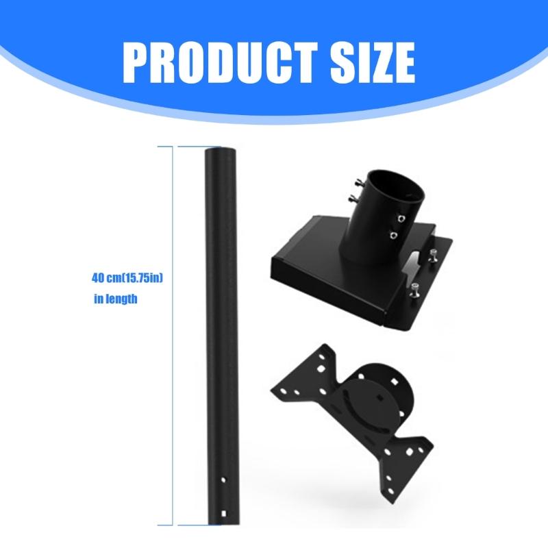 Antennas Mounting System Adjustable Angles Holder Rack for 4cm Pipe Weather Resistant Coating For Permanent Installation