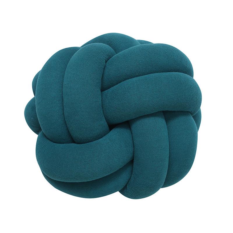 Modern Minimalist Wool Knit Round Throw Pillow For Living Room Decor