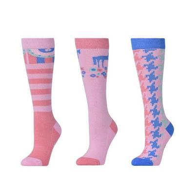 Childrens/Kids Carnival High Riding Socks (Pack of 3)