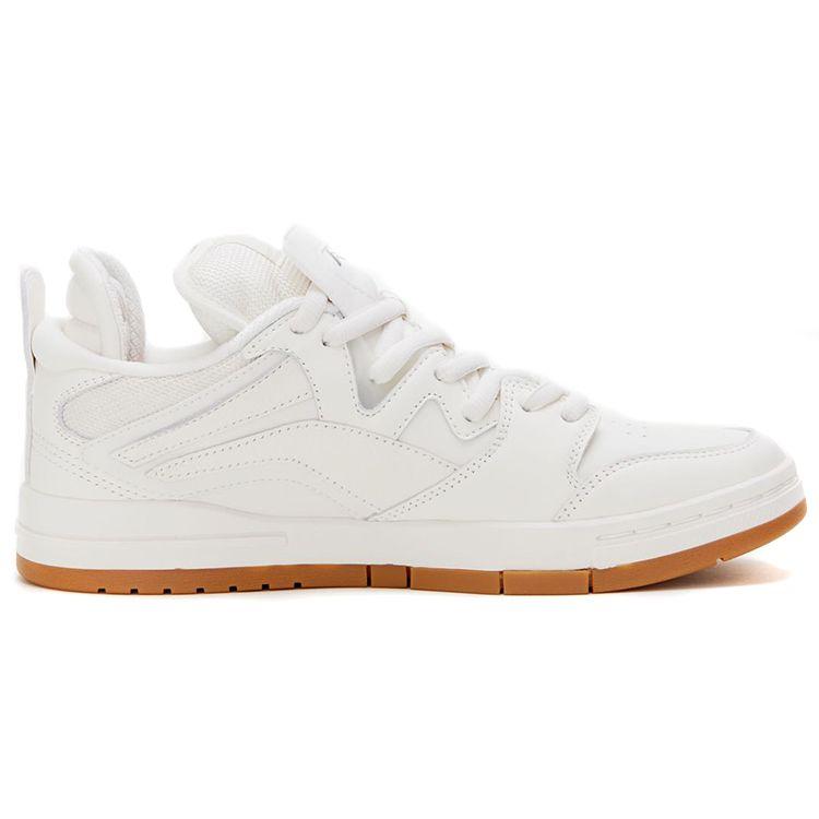 Li Ning We Wo Pro Non-Slip Shock Absorption Low-Top Skate Shoes Women Skate Shoes Pure-White AETR006-1