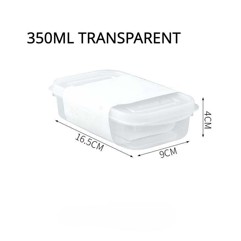 Akcesoria kuchenne Plastikowe pudełko do przechowywania świeżości Przechowywanie żywności i owoców Zamknięty organizer kuchenny do zamrażarki