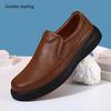 Fashion Golden Sapling Man Loafers Casual Business Men's Shoes Comfortable Platform Flats Leisure Slip On Footwear Dress Party Loafers