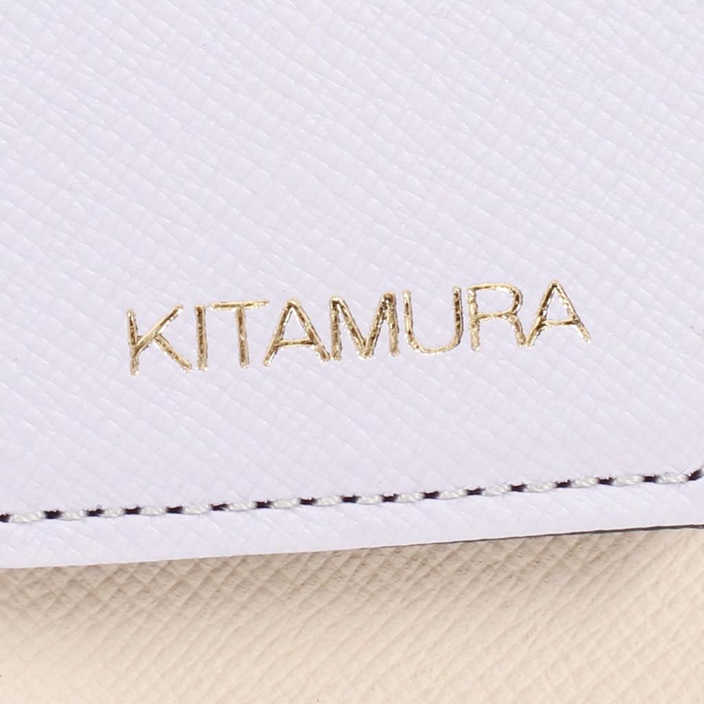 Wallet PH0786 Dark 10231 [Kitamura] 3-color Three-fold Blue/lavender [Navy]
