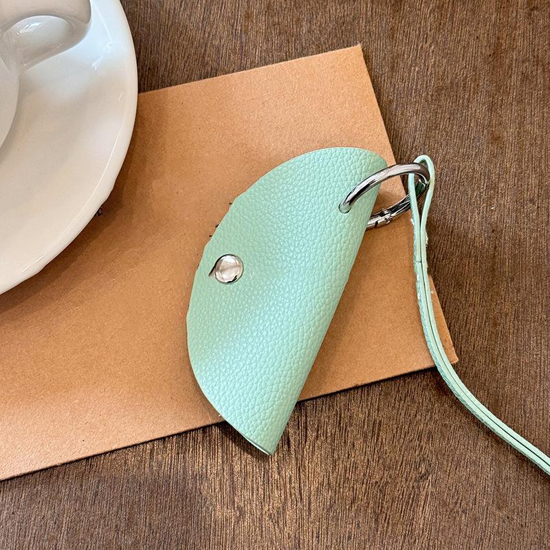 Frühlingsfarben Leder Knödeltasche Halskette Damen Halsbrillenclip Schmuck tragbar einfacher personalisierter Schmuck