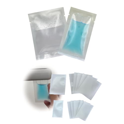 FUKU+FUKU [Certified by CA] Heat-Sealed Pouches, Pack of 100, Leak-Proof, Refillable, Compact, Disposable, for Travel (10ml)