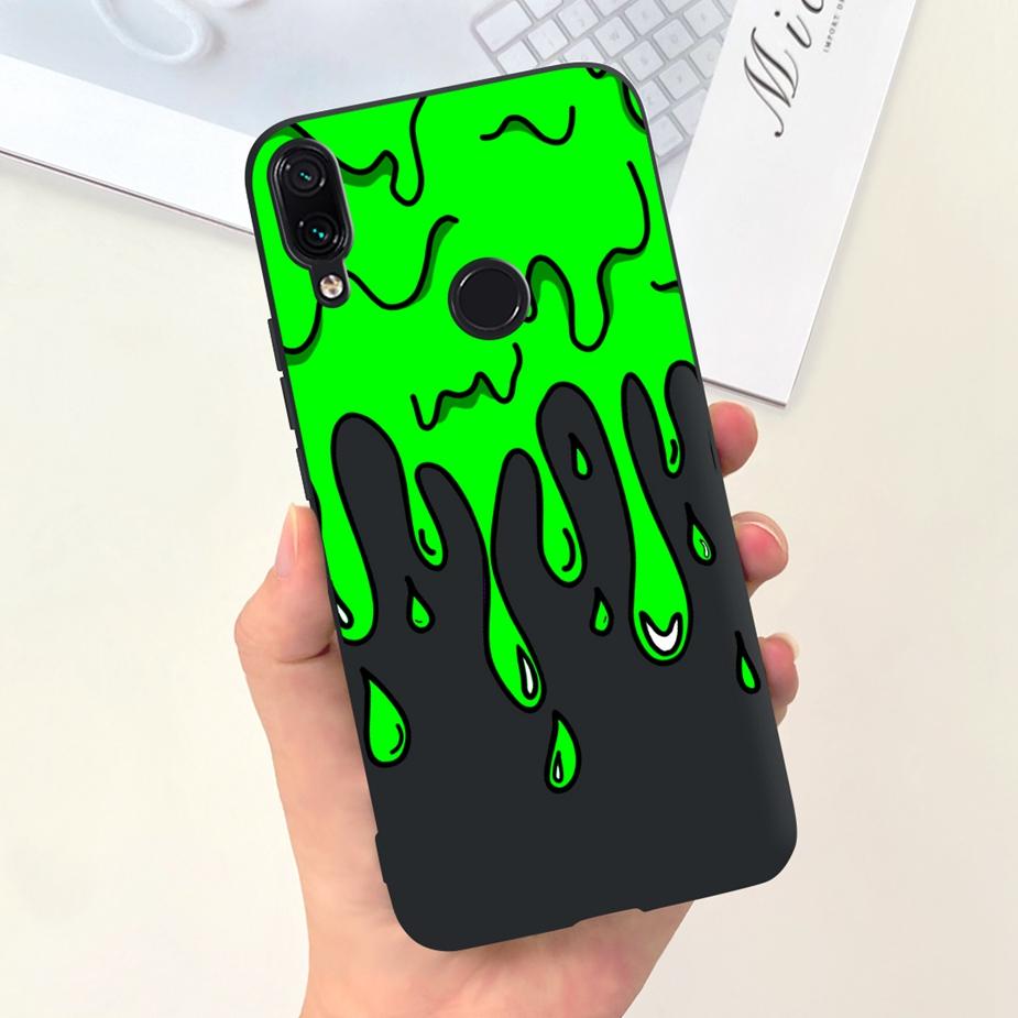For Xiaomi Redmi Note 7 Case Note7 Pro Cute Cartoon Painted Phone Case For Xiaomi Redmi Note 7 Pro Redmi7 Back Cover Soft Bumper