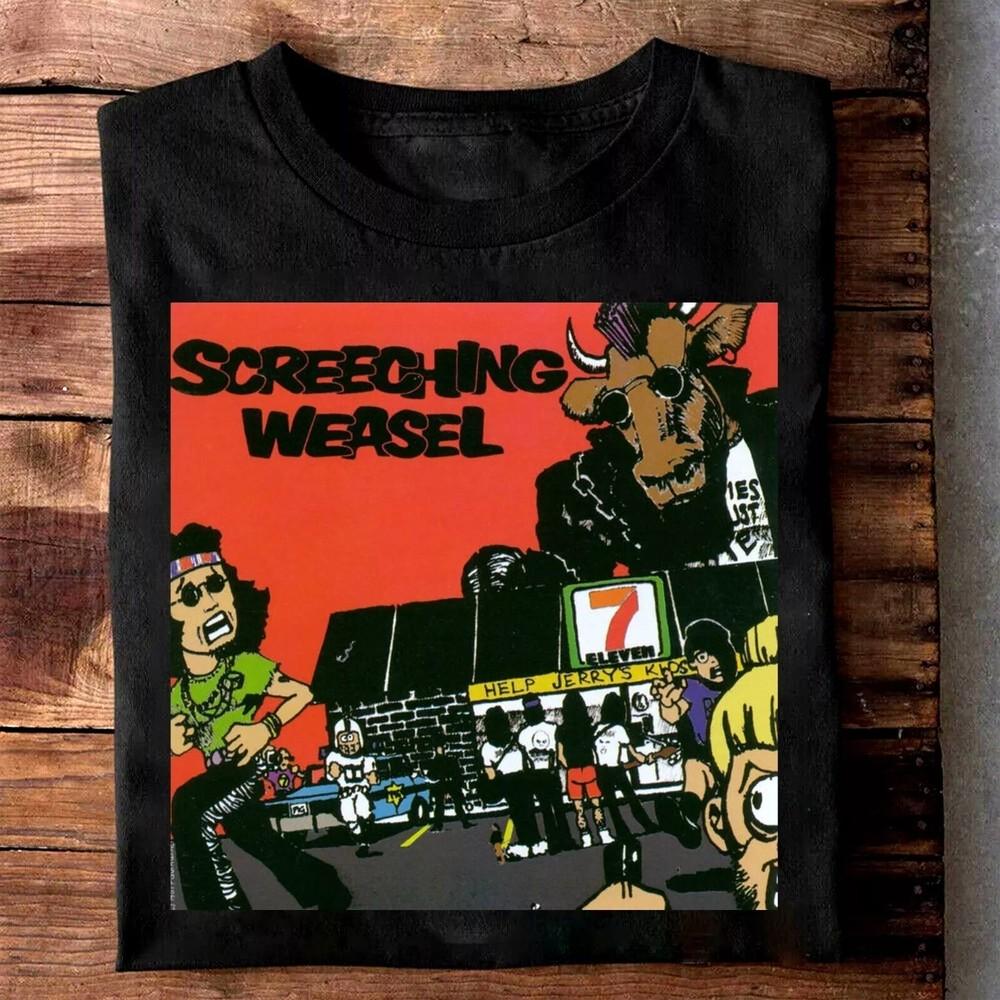 Vintage Screeching Weasel Concert Unisex S-235XL Shirt Unisex T-Shirt S