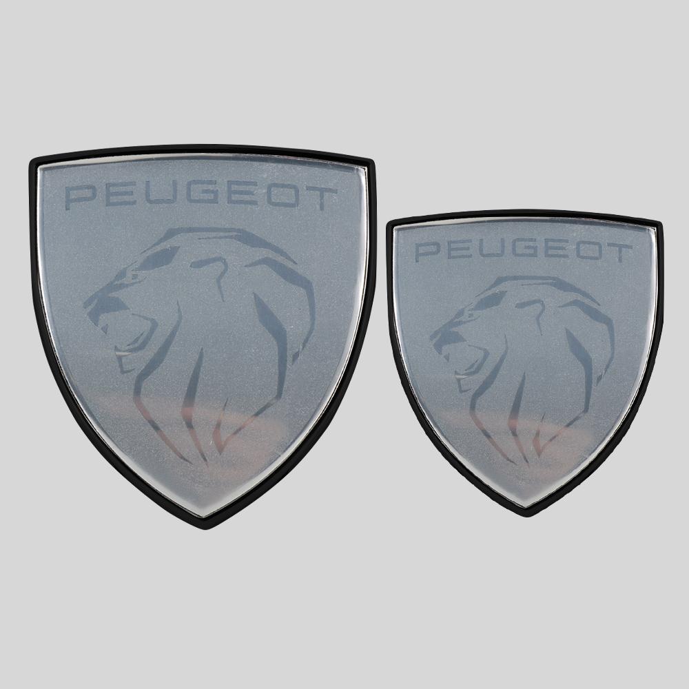 2026 Het Bilklistermärke Bil Original Främre Motorhuvs Emblem Dekal Tillbehör För Peugeot 308 408 508 RCZ  205 208 3008 2008 108 206 207