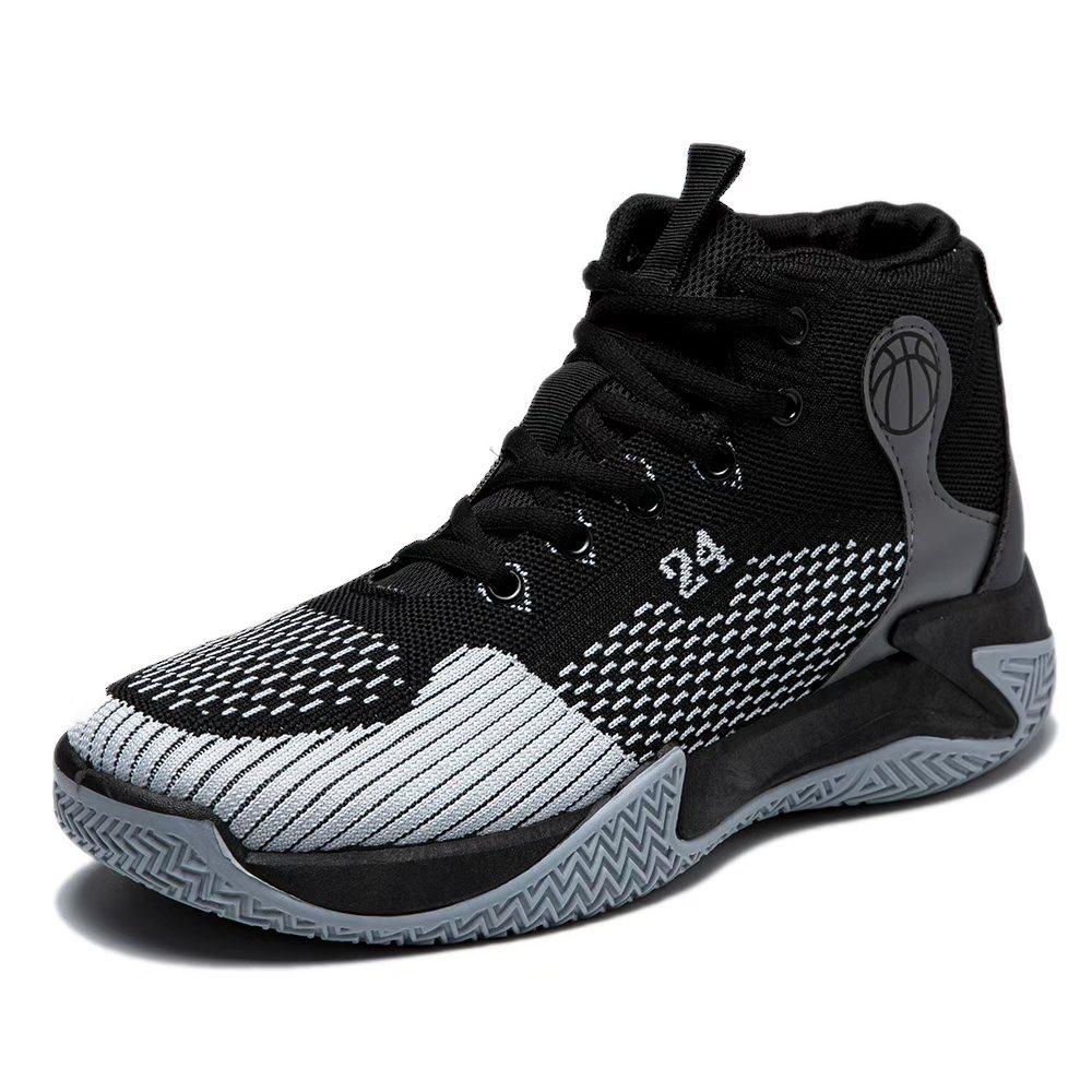 Basketballschuhe Frühling und Sommer Outdoor-Laufschuhe mittelhoch Plateau Rebound Flyknit Erwachsenen-Sportschuhe