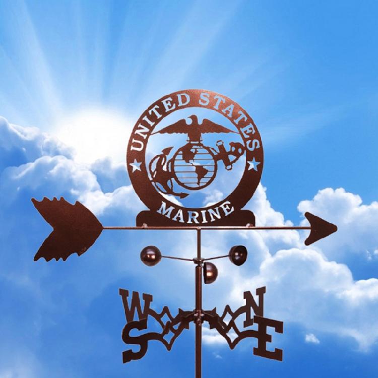 Retro Farm Scene Garden Stake Weathervane Professional Measuring Tools Patio